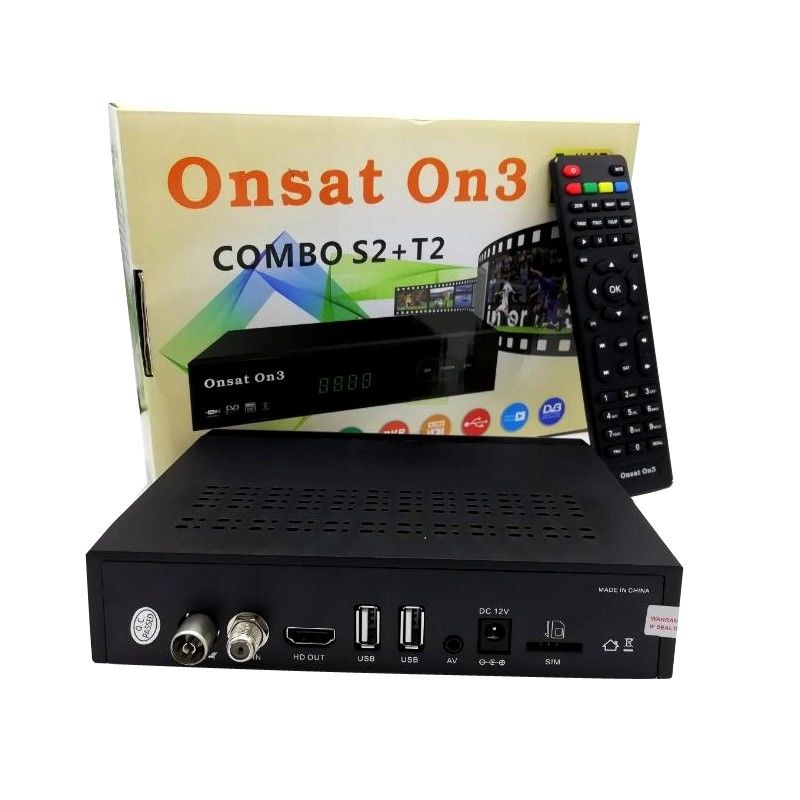 Remote Control Digital Satellite Receiver Onsat On3 Dvb S2 Dvb T2 Sunplus 1506t Cpu