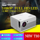 White 90W T10 1080P Full HD LED Projector 1920*1080 Native Resolution