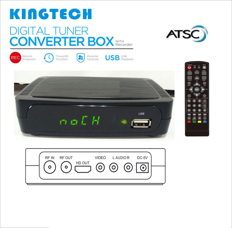 FAT32 NTFS ATSC Set Top Box Digital TV HD Converter Box Timer On Off