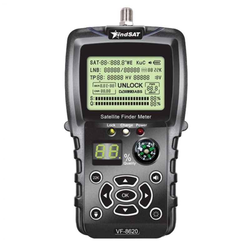 Mpeg2 Digital Satellite Finder Meter VF8620 Sat Satellite Tv Tuner