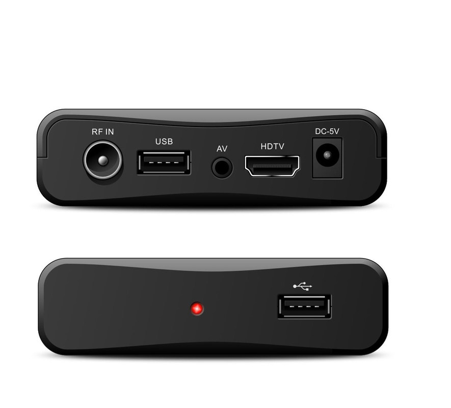 M3U H.264 Digital Tv Tuner Receiver 256QAM Youtube 1080P Set Top Box