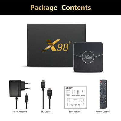 X98 Plus IPTV Set Top Box 4K Android 11 WiFi 2GB 16GB S905w2