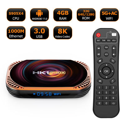 Smart Dreamlink IPTV Box HK1RBOX-X4 8K 4GB 2.4G/5G Wifi Customized