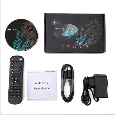 Quad Core 4GB IPTV Set Up Box Android 10 HK1 Max TV Box RAM 32GB ROM 5G Wifi